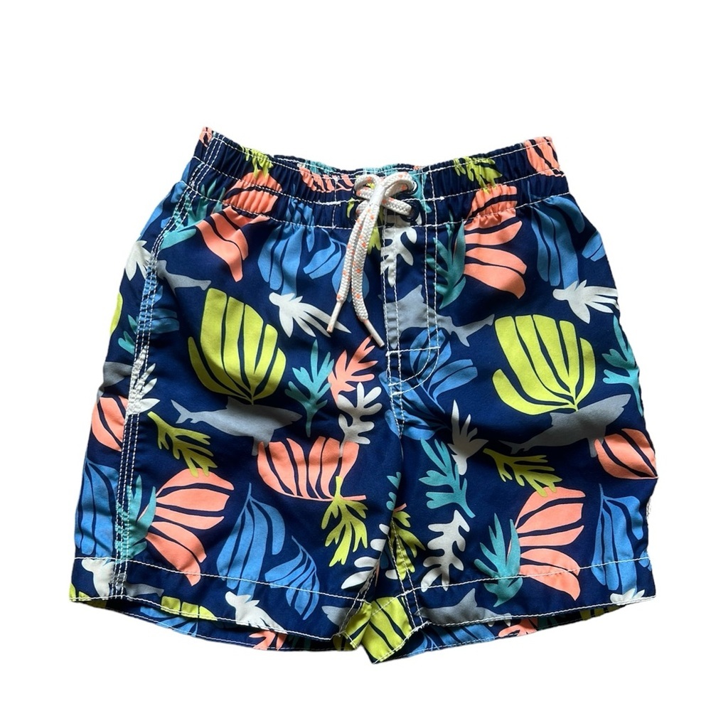 Gap Kids Boy’s Tropical Swim Trunks | size 4